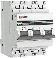 Выключатель автоматический EKF PROxima ВА47-63 3п 1А C 4.5кА картинка